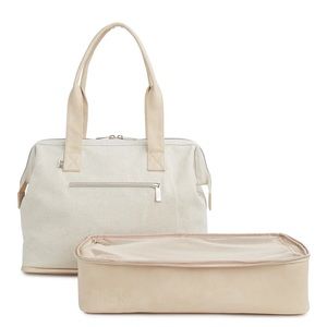 Beis Convertible Mini Weekender in Beige